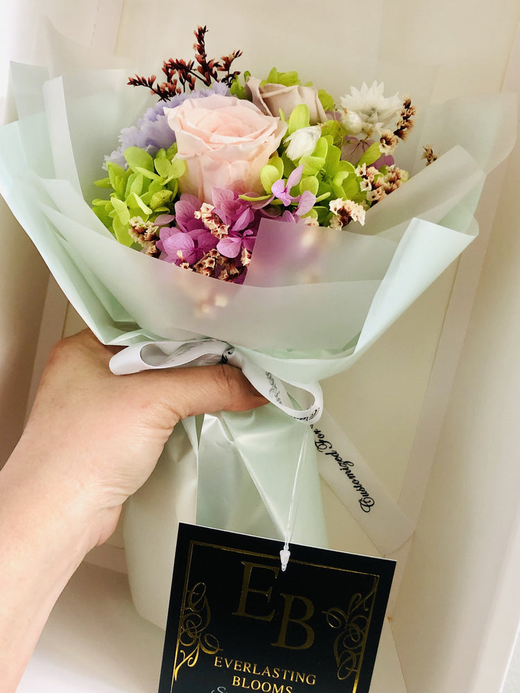 Miss Louise Green Floral Bouquet.