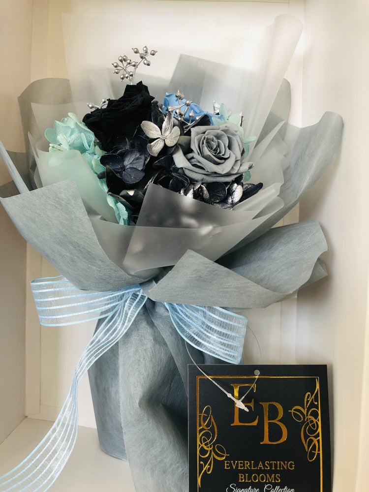 Miss Louise Argentine Blue Floral Bouquet.