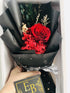 Bel Amour Red Floral Bouquet - Everlasting Blooms Vic