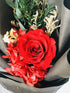 Bel Amour Red Floral Bouquet - Everlasting Blooms Vic