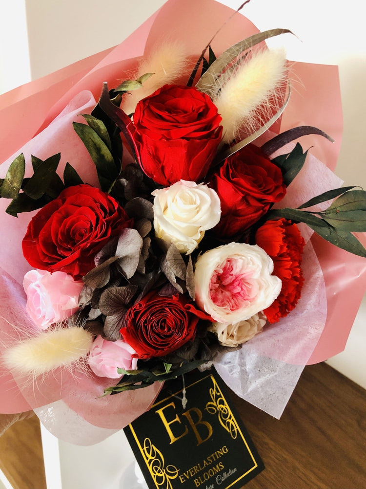 Carnival Rose Bouquet - Everlasting Blooms Vic