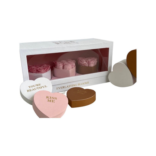 Le Mini Heart Bundle Sets - Pink - Everlasting Blooms Vic