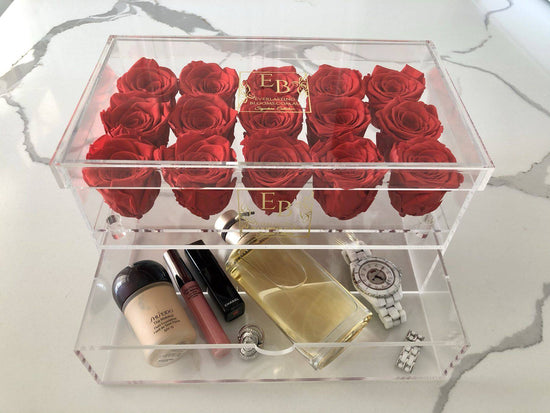 Pure Luxe Crystal Box Cherry Red.