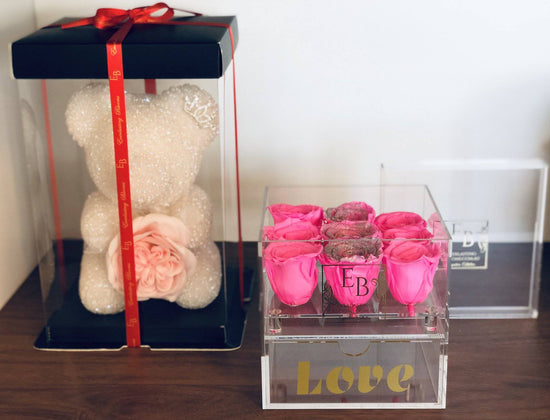 V Everlasting Pink Roses II Gift Pack.