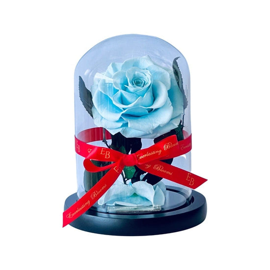 The Mini Everlasting Rose - Sky Blue.